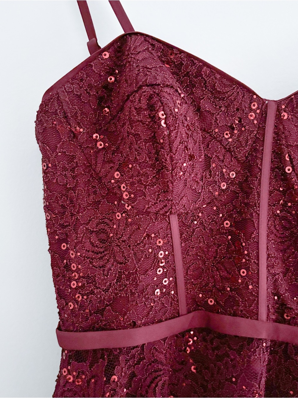 Jules & Cleo sparkle lace evening gown - Picture 6 of 14